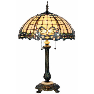 Tiffany Stehlampe Tischlampe ca. 80 x Ø 50 cm E27 Max. 60W Clayre & Eef 5LL-5298