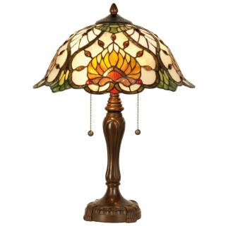 LumiLamp - Tiffany Stehlampe Tischlampe ca. 50 x 2x E27 Max. 60W 5LL-5390 -  ca. 40 cm