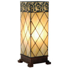 LumiLamp - Tiffany Lichtsäule Stehlampe Tischlampe...