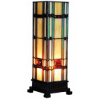 LumiLamp - Tiffany Lichtsäule Stehlampe Tischlampe 1...