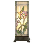 LumiLamp - Tiffany Lichtsäule Stehlampe Tischlampe 1...