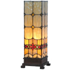 LumiLamp - Tiffany Lichtsäule Tischlampe Stehlampe 1...