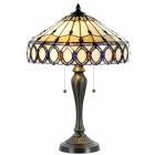 Tiffany Stehlampe Tischlampe Höhe 58cm Ø =...