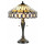 Tiffany Stehlampe Tischlampe Höhe 58cm Ø = 40cm Clayre & Eef 5LL-5497