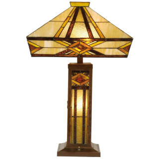 Tiffany Stehlampe Tischlampe Höhe 71cm Ø = 42cm Clayre & Eef 5LL-5520