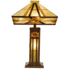 Tiffany Stehlampe Tischlampe Höhe 71cm Ø =...