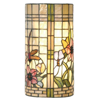 Tiffany Wandlampe Lampe  ca. 20*11*36 cm E14/max 2*40W  Clayre & Eef 5LL-8825